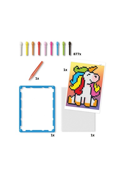 Pixel Sanatı Unicorn 877 Parça S03000767