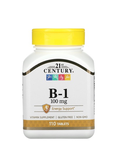 21st Century B-1 - 100mg - Energy Support - 110 Tablets