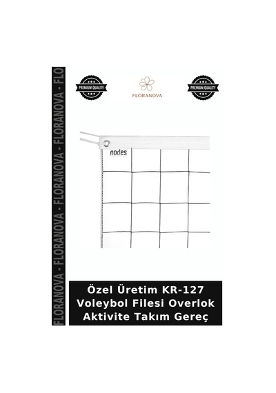 Özel Üretim Kr-127 Voleybol Filesi Overlok Aktivite Takım Gereç