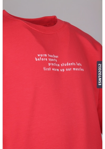 Xo Kids Erkek Sweatşirt 9-36 Ay 0043614 Eswt02012 Kırmızı