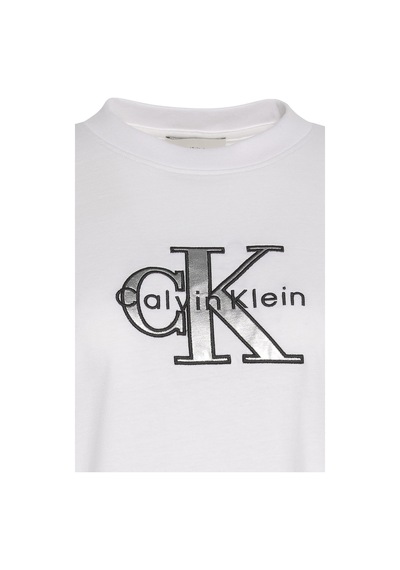 Calvin Klein Kadın Tişört-lv047e819g Beyaz