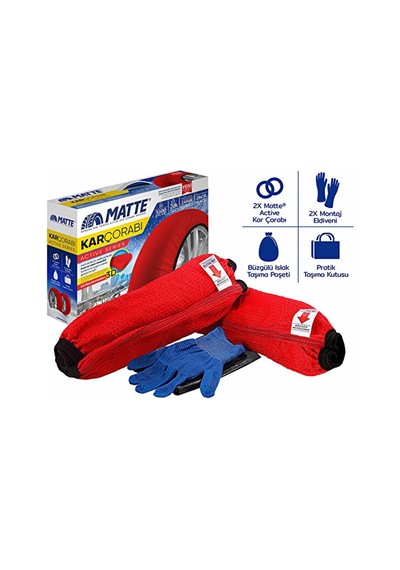 Matte Oto Kar Çorabı Medium 2'li 1