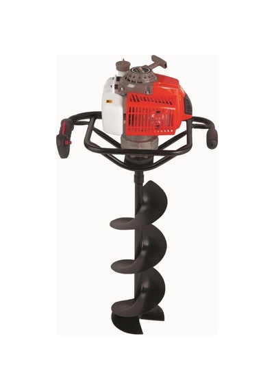 Hrd6501 Çift Helezonlu 300 Mm Toprak Burgu Makinası 3 Hp