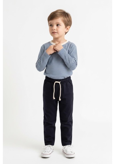 Miababy Mevsimlik Uzun Kol 2li Takım İndigo