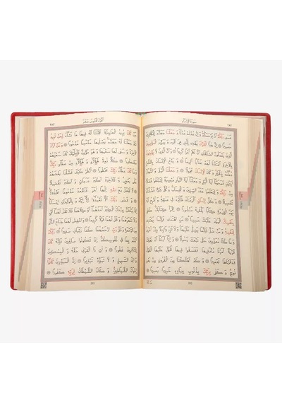 Büyük Cep Boy Kur'an-ı Kerim Kırmızı, Kılıflı, Mühürlü