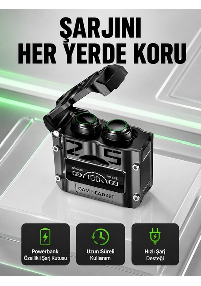 Yüksek Ses Kaliteli Kablosuz Bluetooth Kulaklık Suya Dayanıklı Yeni Nesil Diğer