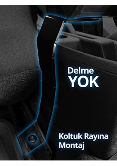 Cross Auto Accessorıes Dacia Duster 2009-2018 İle Uyumlu Çelik Ayaklı Kolçak, Kol Dayama - A+ Kalite Abs Malzeme Si