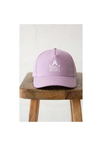 Emybox Unisex Erkek Kadın Gabardin Şapka - Baskılı Minimal Tasarım Cırtcırtlı Ayarlanabilir Şapka Kep Lila
