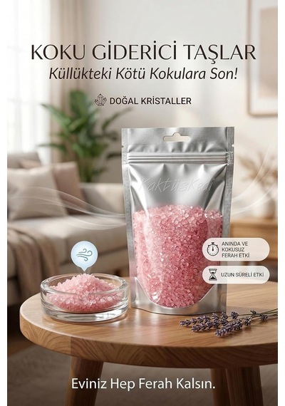 Kaktüskedi Sigara Dumanı Koku Giderici Taşlar, Hoş Kokulu Önleyici, 500 Gram