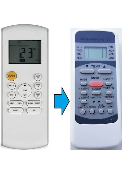 Dayrelax Klima Kumandası Rg57B Bge