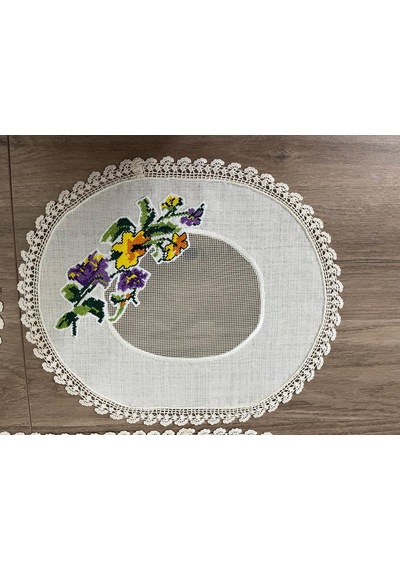 Yatak Odası Örtü Takımı Ekru