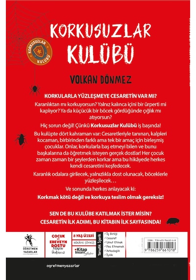 Korkusuzlar Kulübü 8+yaş - Resimli / Volkan Dönmez
