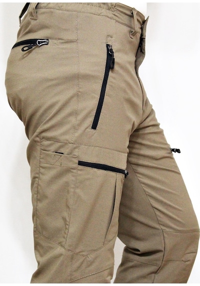 Mudwill Mikro Likralı Yazlık Trekking Pantolon-Koyu Bej