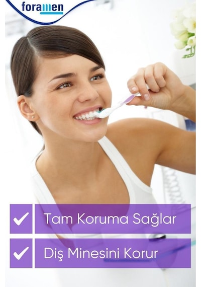 Foramen Whitening Beyazlatıcı Büyük Boy Diş Macunu 125 G