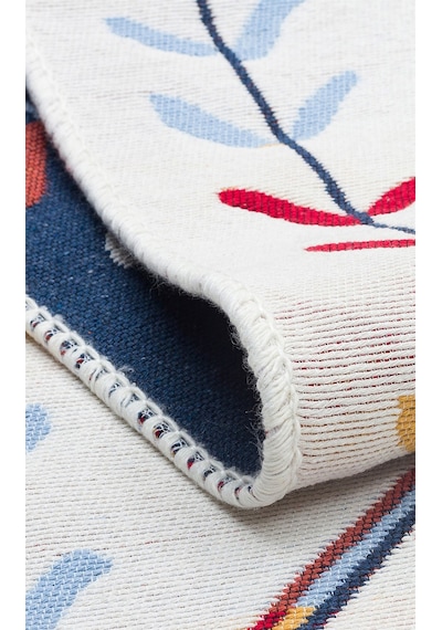 Hoom Rugs Samos Sms 21 Multy Yıkanabilir Çift Taraflı Pamuk Kilim Çok Renkli