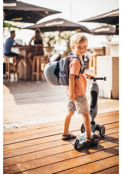 Scoot and Ride Highwaykick 1 Oturaklı Çocuk Scooter Petrol  Mavisi