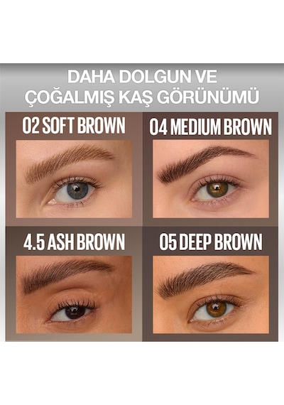 Maybelline New York Brow Insert Çift Uçlu Kaş Kalemi 04 Medium Brown