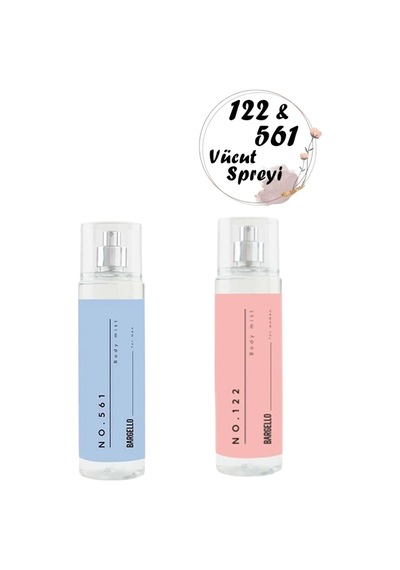 Vücut Spreyi Seti Kadın No 122 - Erkek No 561 210 Ml + 210 Ml