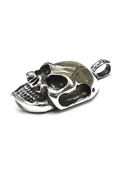Omar Silver Unisex Kuru Kafa Kolye Ucu Oksitli Gümüş Oksitli Koly (513868024)