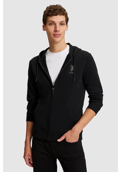 U.S. Polo Assn. Erkek Siyah Örme Hırka 50329420-vr046