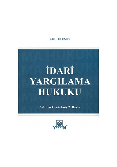 İdari Yargılama Hukuku-Ali D. Ulusoy