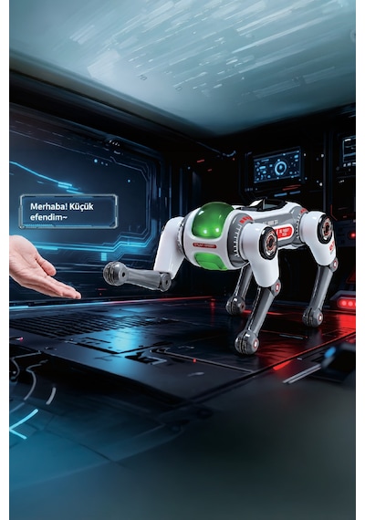 Blıc Brb1 Aı Akıllı Robot Köpek 2.4ghz Uzaktan Kumandalı Sesli Komutlu Rgb Işıklı Akrobatik Programl