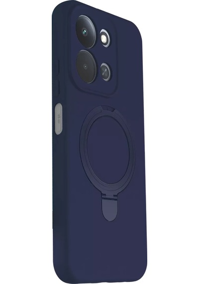 Newface Xiaomi Redmi 15c 4g Regal Magsafe Standlı Kapak - Lacivert