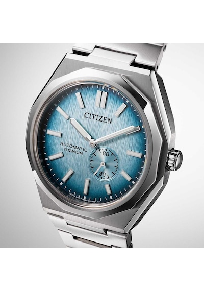 Citizen Zenshin 60 Super Titanium Small Seconds - Ice Blue Nk5020-58l Otomatik Erkek Kol Saati Çok Renkli