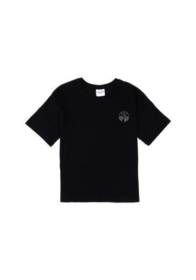 U.S. Polo Assn. Erkek Çocuk Siyah Comfort Basic Bisiklet Yaka Tişört 50295503-VR046
