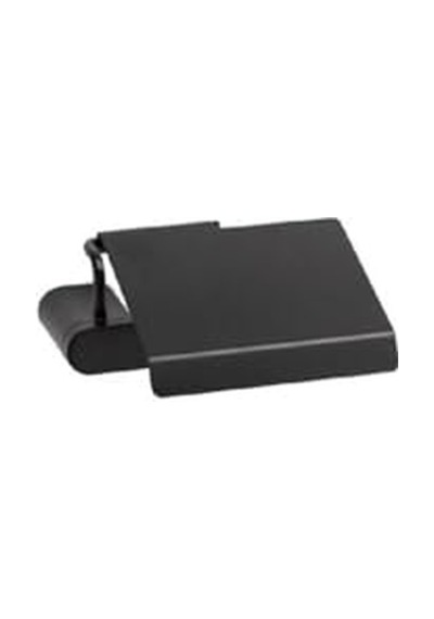 Kapaklı Tuvalet Kağıtlığı Siyah Renk 87x137x159 Mm Genel
