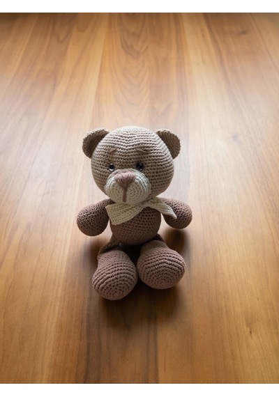 Kozababy Handmade Amigurumi Bebek Hediye Seti - Ayıcık Oyuncak, Ahşap Diş Kaşıyıcı Çıngırak Ve Emzik Askısı Takımı Özel Kraft Kutulu Kahverengi Kozababy Handmade Amigurumi Bebek Hediye Seti - Ayıcık Oyuncak, Ahşap Diş Kaşıyıcı Çıngırak Ve Emzik Askısı Takımı Özel Kraft Kutulu Kahverengi