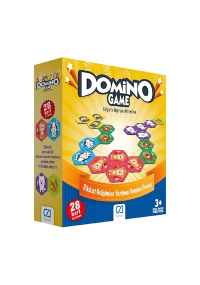 Eğitici Oyun Domino Game 28 Kart Eğlenceli̇ Ai̇le Oyunu