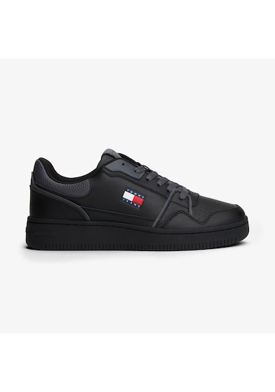 Tommy Jeans Retro Basket Kadın Siyah Spor Ayakkabı En0en02839
