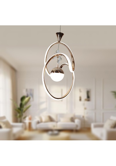 Tt334-tpl-fsr Tt Ayd. Badem Fransız Sarı Kaplama 3 Renk Işık Led Rosegold