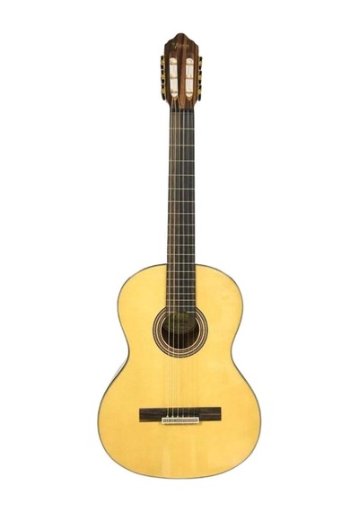 Valencia Vc564 4/4 Klasik Gitar - Naturel Parlak Orta Seviye Üst Segment Sitka Ladin Kapak, Ceviz Klavye, Zengin Harmonikler Ve Yüksek Ses Projeksiyonu