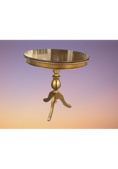 Fiskos Baba Ayak Model Parlak Ihlamur Ağacı Ayak Parlak Gold Mdf N11.2465