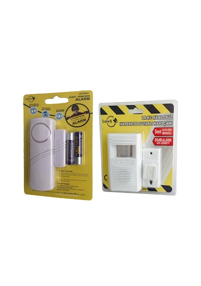 Lorex LR-KC Kablosuz Alarm Kapı Çanı ve LOREX LR-4444 Kapı Pencer