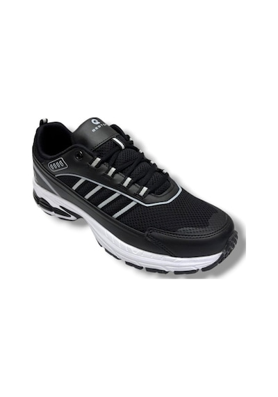 Best Of 2056-26 Anorak Deri Anatomik Erkek Sneaker Siyah Beyaz
