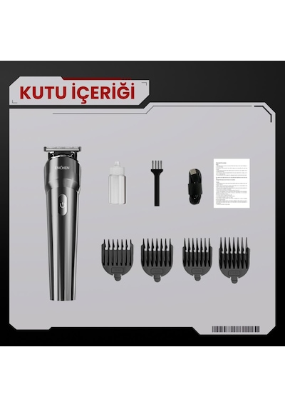 Enchen Beardo Çok Fonksiyonlu Tüm Vücut İçin Uygun Şarjlı Saç Ve Tıraş Makinesi
