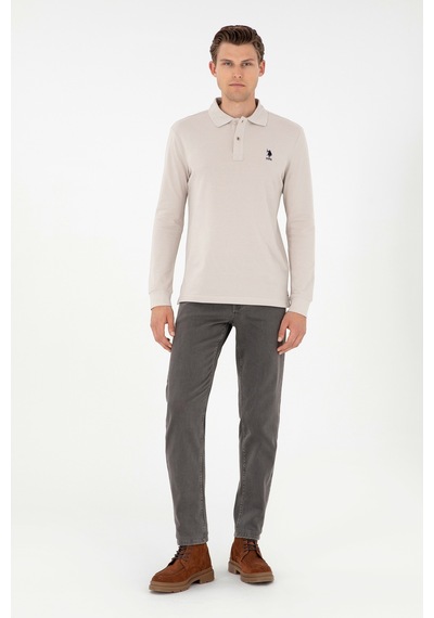 U.s. Polo Assn. Erkek Taş Sweatshirt 50297904-vr049 Tas