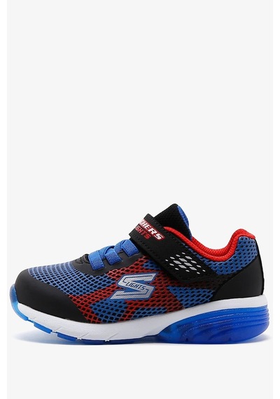 Skechers S Lights Sneaker Lastik İpli Bantlı Işıklı Mavi Erkek Çocuk Ayakkabı Mavi