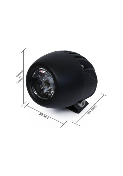 Ufly Jg992z Motosiklet Led Sis Farı Metal Kasa Beyaz Işık