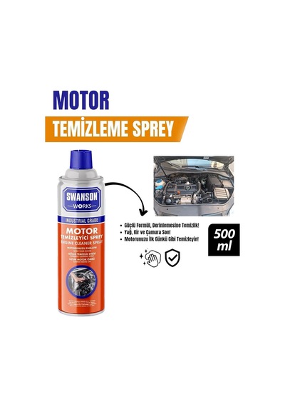 Bay Motor Temizleme Spreyi - 500 Ml - Güçlü Formül Najmaddin