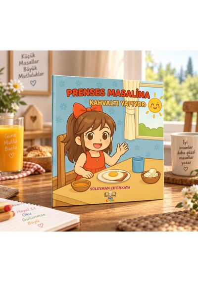 Prenses Masalina Kahvaltı Yapıyor Resimli Kitap