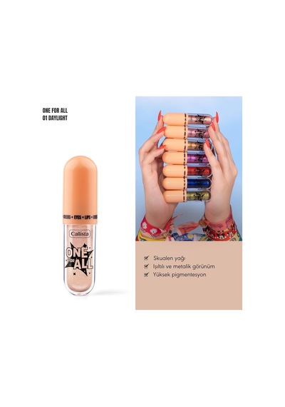 One For All 01 Daylight Eyes & Lips & Cheeks Likit Göz Farı Diğer