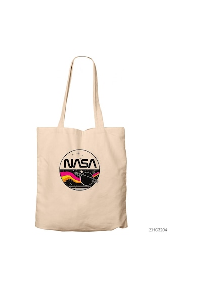 Nasa Retro Kanvas Bez Çanta