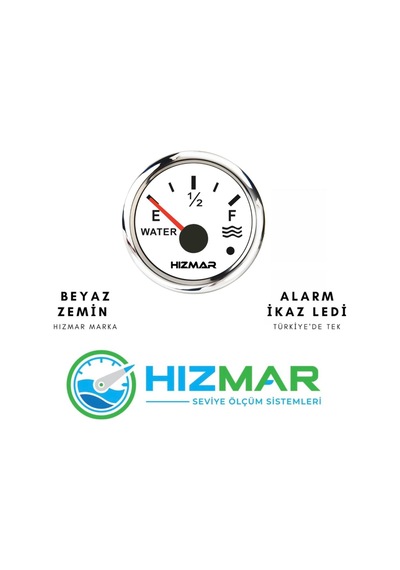 Hızmar Marka Karavan & Tekne Su Deposu Seviye Göstergesi
