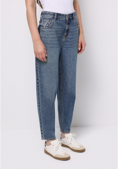 Colins Barrel Fit Kadın İndigo Jean Pantolon Cl1076901 Q1.v1 Dn44450 Denim