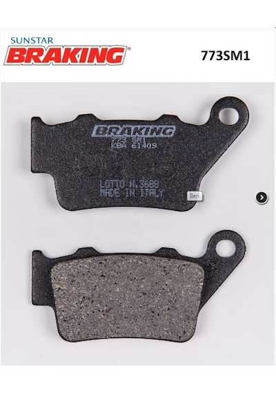 Bmw F 650 Gs / Dakar 650 2005 Yarı Metalik Arka Fren Balatası 773sm1