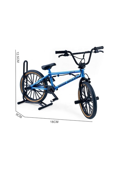 Siyah Yüksek Kaliteli Metal 1:8 Ölçek Oyuncak Bmx Bisiklet Koleksiyonluk Die Cast Model Bisiklet Çok Renkli